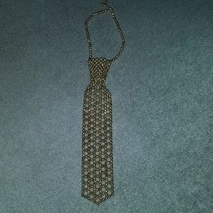 Vintage Beaded Tie Chain